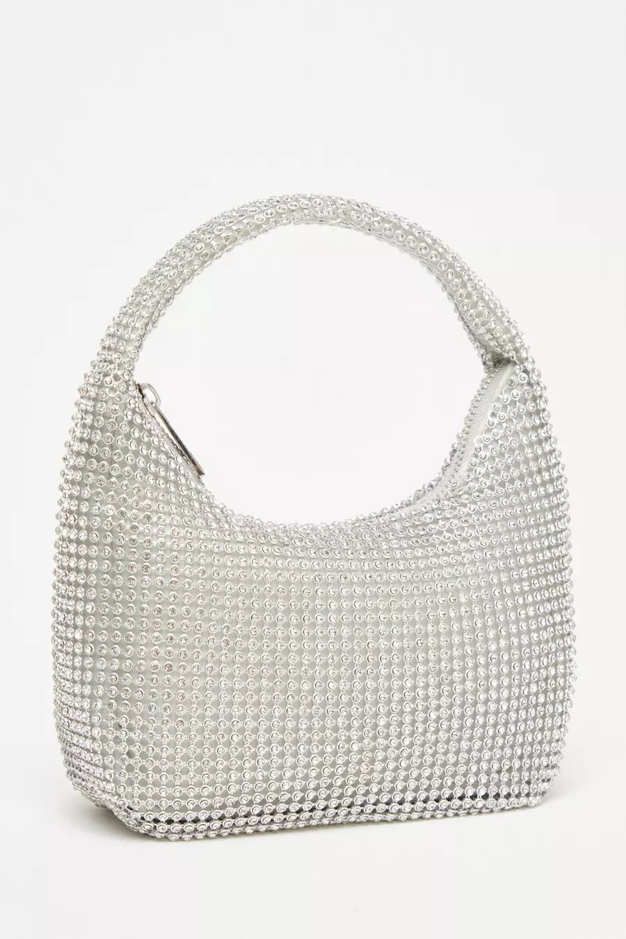 Gold Diamante Pouch Bag