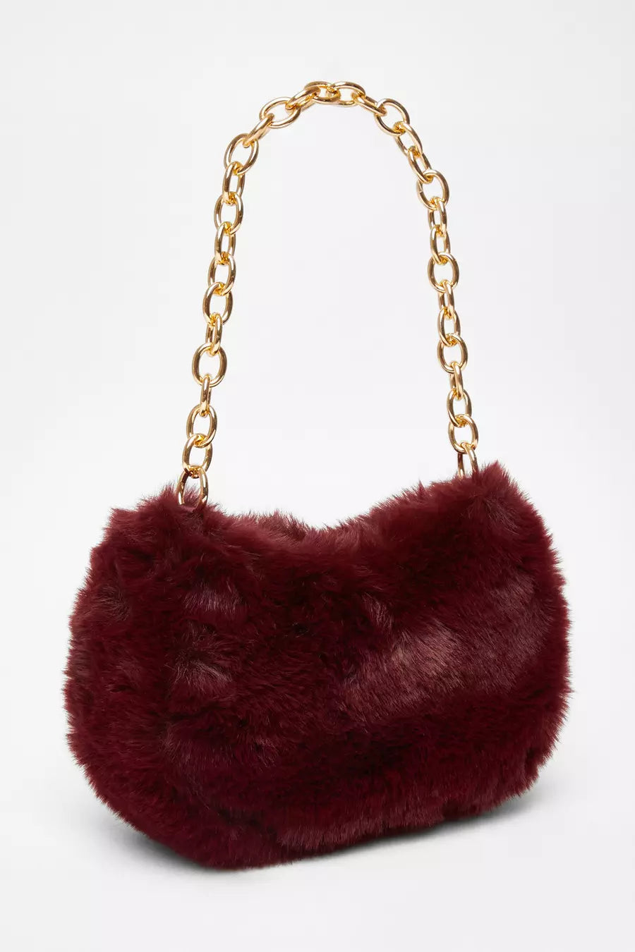 Burgundy Organza Rose Box Bag