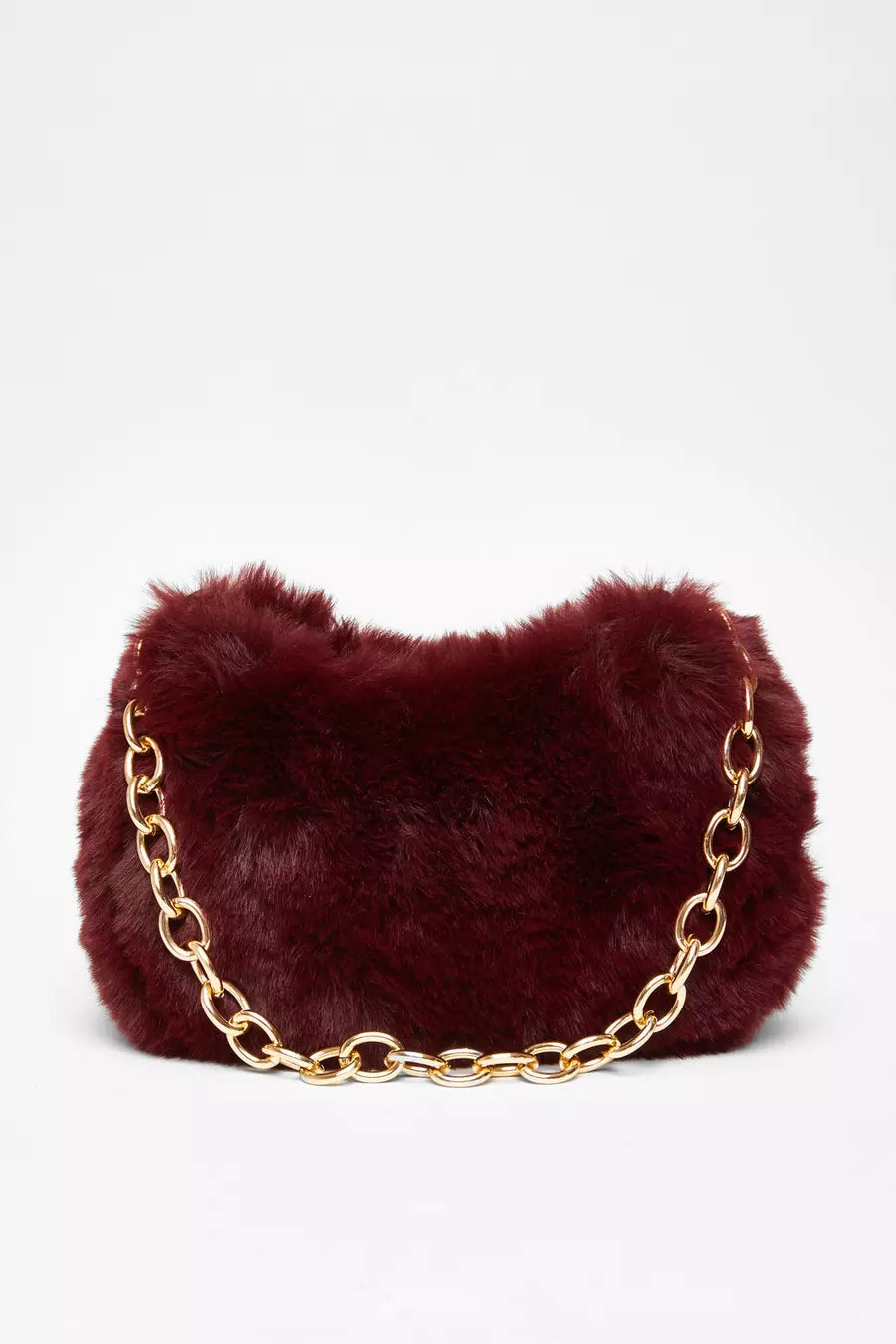 Burgundy Organza Rose Box Bag
