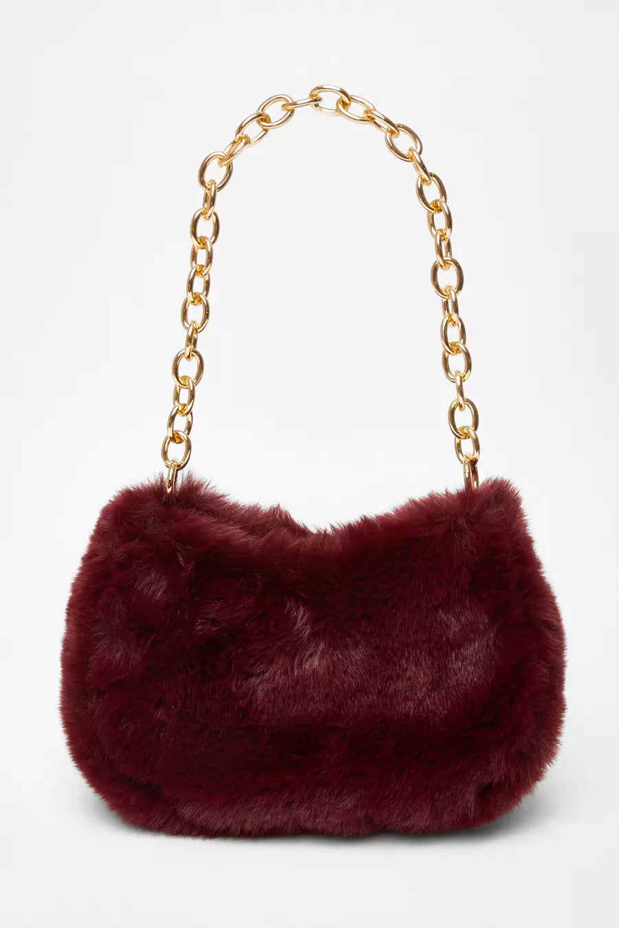 Burgundy Organza Rose Box Bag