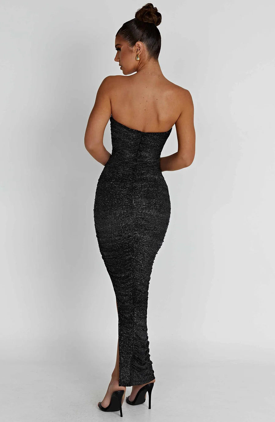 Demi Maxi-jurk - Zwarte glitter