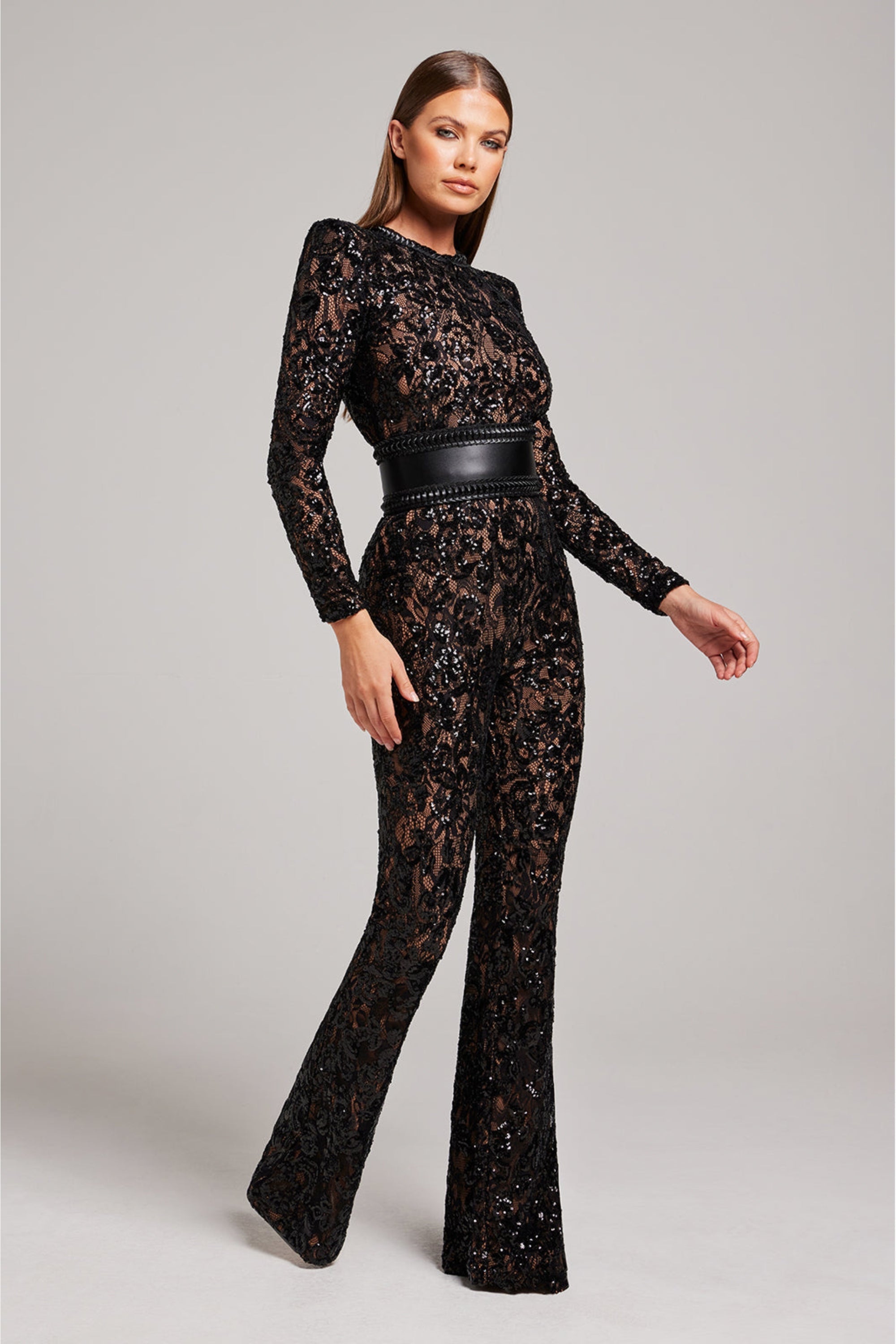 White Lace Elegant Jumpsuit