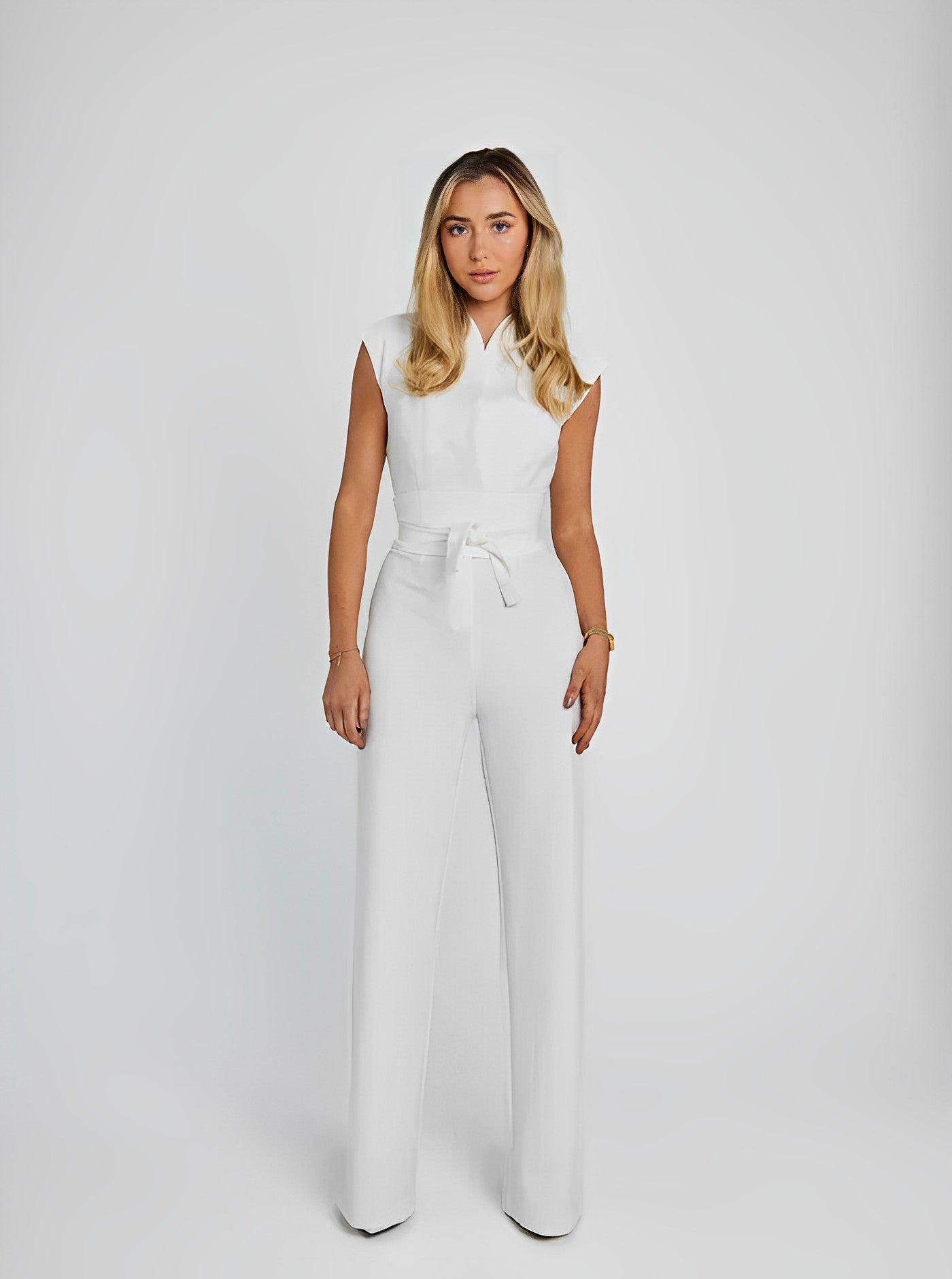 Black Sleek Sleeveless Jumpsuit