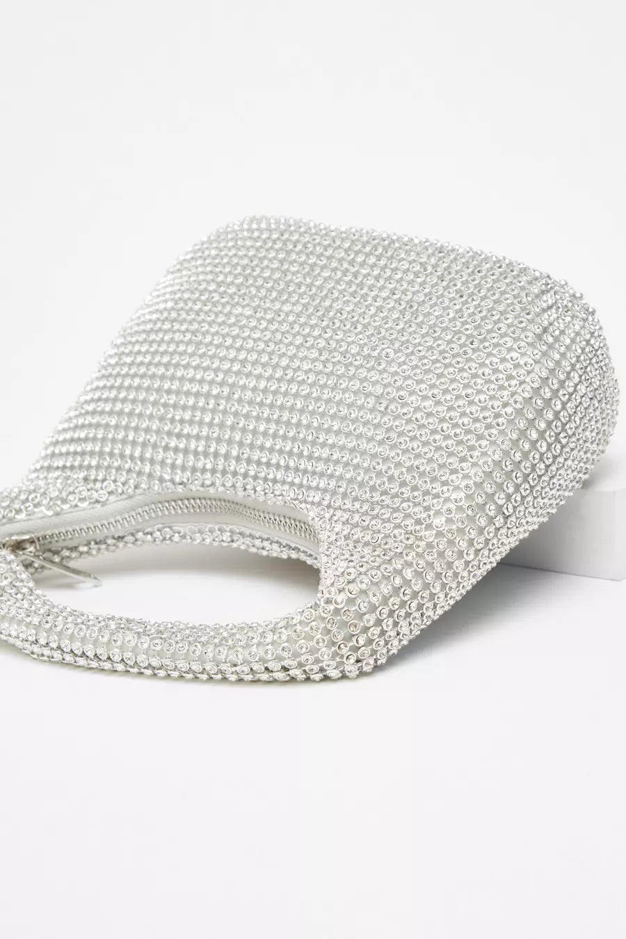 Gold Diamante Pouch Bag