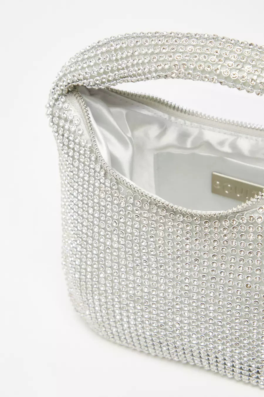 Gold Diamante Pouch Bag