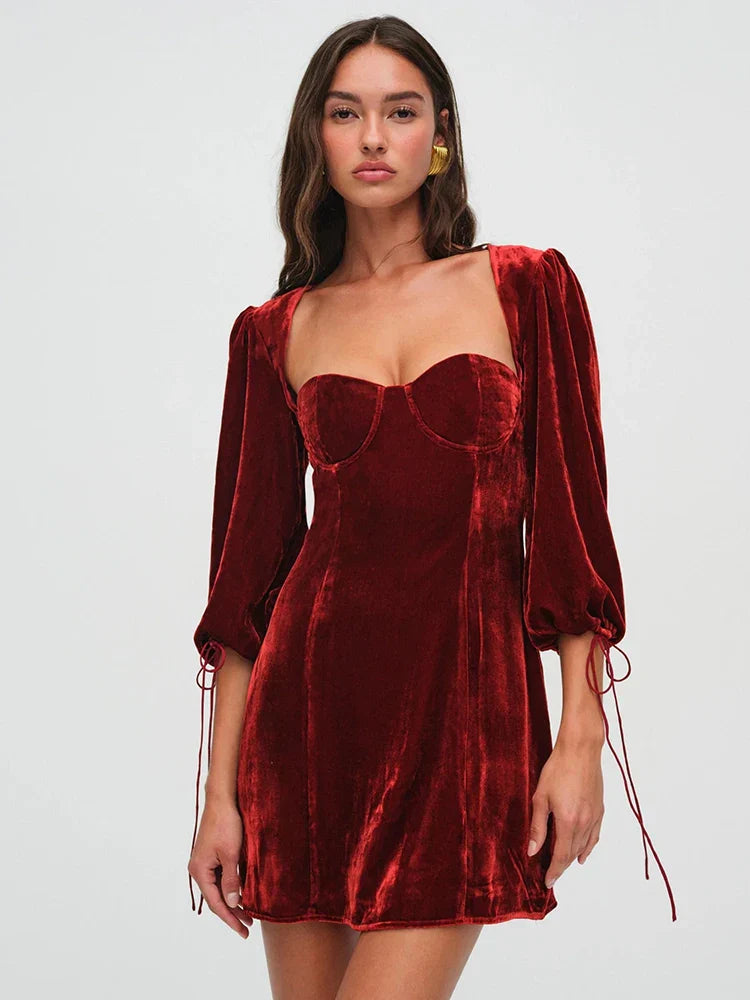 Backless Mini Bodycon Dress