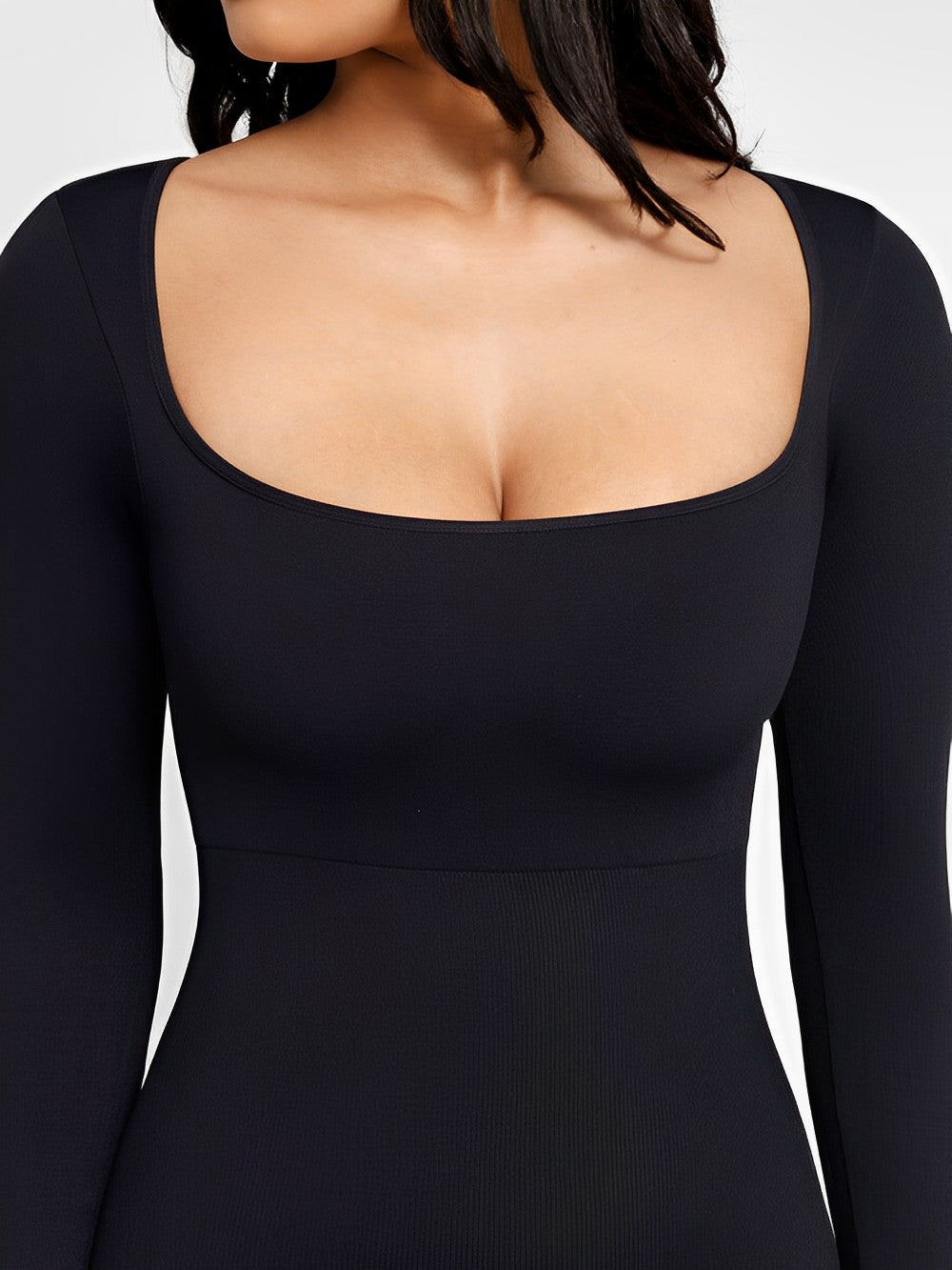 Black Streamline Elegant Jumpsuit